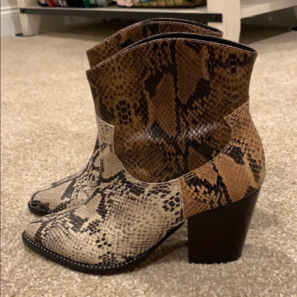 Schutz booties.